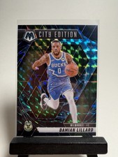 2024-25 Panini Mosaic - City Edition Damian Lillard #285 Genesis Mosaic Prizm