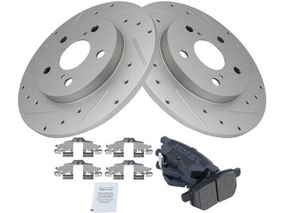 For 2017-2018 Toyota Corolla iM Brake Pad and Rotor Kit Rear 17994NCHR