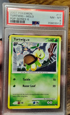 Turtwig Holo #17/17 - PSA 8 Pokemon POP SERIES 6 2007 (swirl cluster!) on eBay