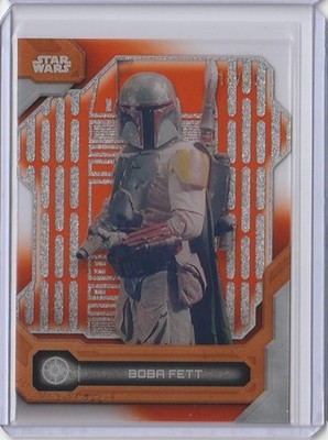Topps 2024 Star Wars High Tek #14 Boba Fett /25 Orange Parallel