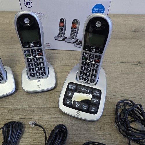 BT 4600 Trio Big Button Digital Cordless Telephones with Advanced Call Blocker - Photo 4/8
