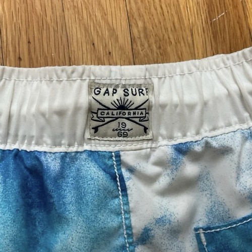 Gap Kids Lot Of 2 Swim Trunks Boy’s Size Medium - Picture 9 of 17