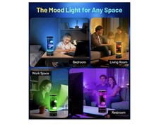 11,5 Fernbedienung Quallenlampe mit LED Licht 17 RGB Farben Autowechsel