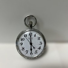 SEIKO Pocket Watch Railroad Analog Quartz Timepiece Rare Authentic