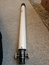Astral Telescope Model 80, vintage white refractor telescope. 40mm aperture lens