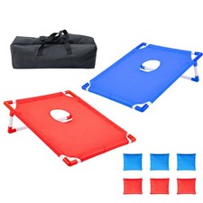 Adult Kids Bean Bag Toss Game Set Family Outdoor Garden Fun Toy with 6 Bean Bag