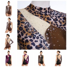 Women Jumpsuit Sports Ballerina Latin Bodysuit Skating Ballet Jazz Leotard Show