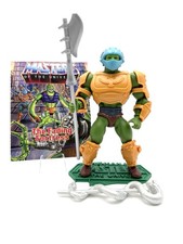 MASTERS OF THE UNIVERSE ORIGINS SNAKE MEN INFILTRATOR W/MINI COMIC & STAND!