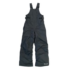 Columbia Snowslope II Black Insulated Snow Bib Outgrown Ski Winter Kids Size S 8
