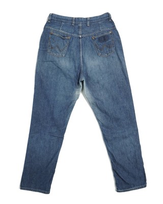Wrangler Misses Indigo Denim Pants Usa 1970S Size18 Wr24021 