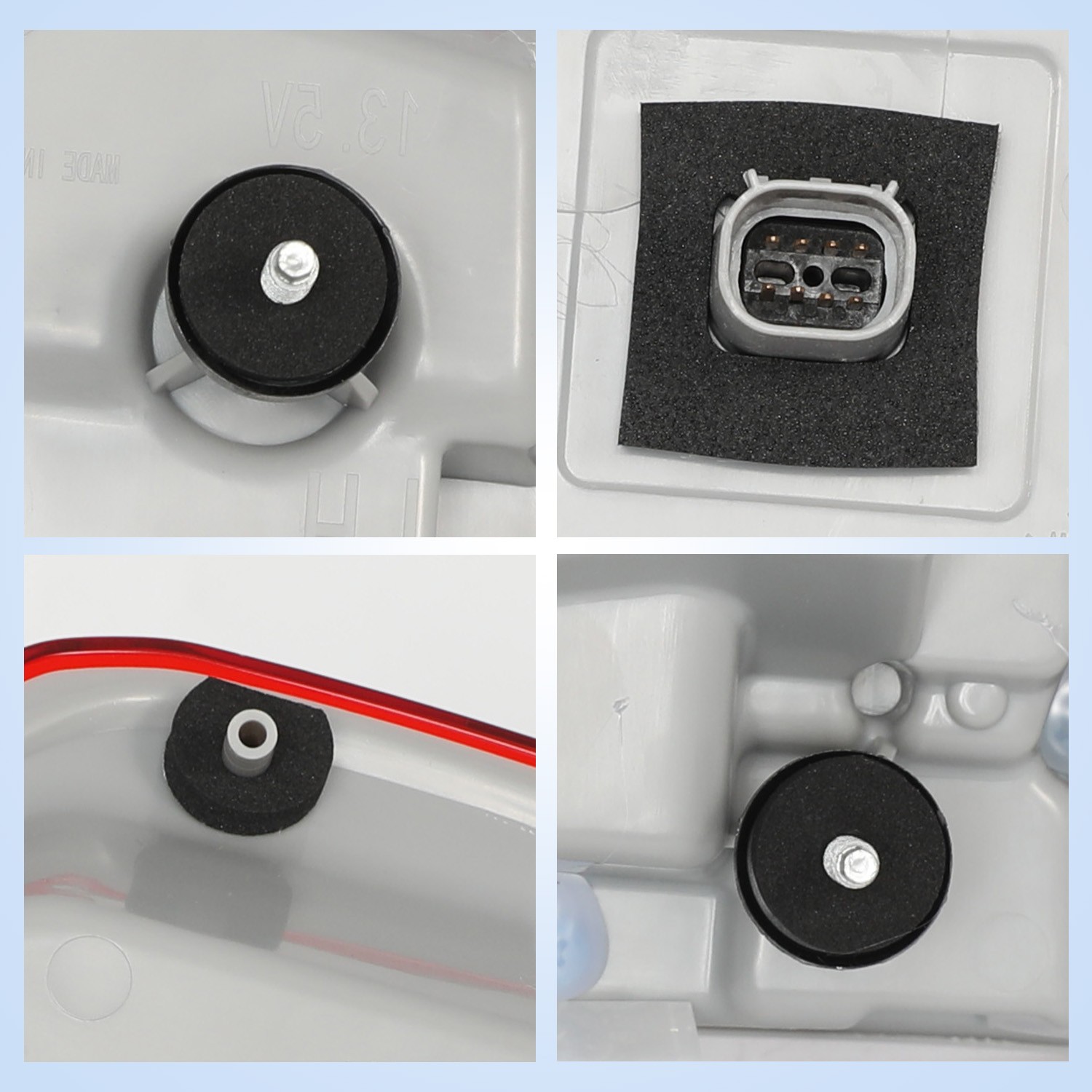 For 2015-2023 Chrysler 300 Full LED Tail Light Red Smoke Brake Lamp Pair LH+RH