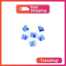 100pcs Cute Czech Butterfly Crystal Glass Pendant Drop Beads 10mm 0.4 Inch Dec