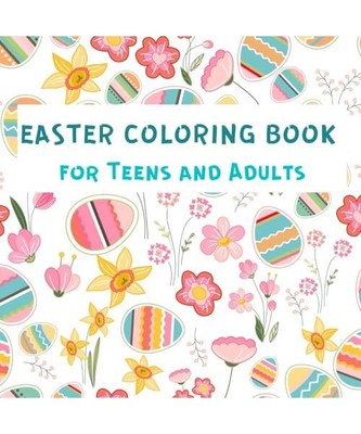 Easter Coloring Book For Kids and Adults: 40 Unique Images with Easter Bunnies, 