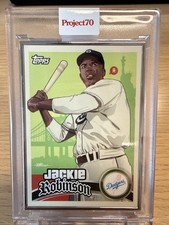🚀 Topps Project70 564 - 2011 Jackie Robinson Silver Framed x Quiccs A/P#04/51