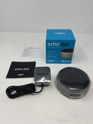 Amazon Echo Dot Smart Speaker 3rd Gen Gray OPEN BOX