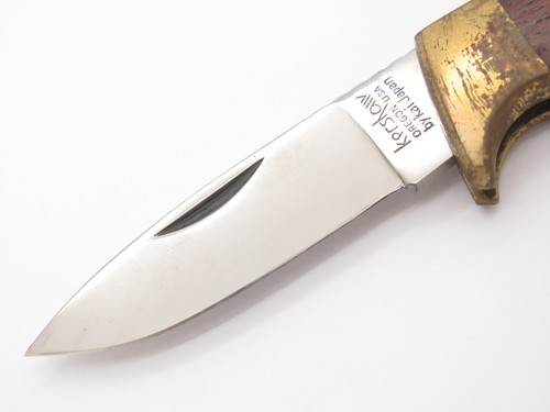 Vintage Kershaw 1040 Seki Japan Snap On Portland Folding Field II Lockback Knife - Picture 3 of 6