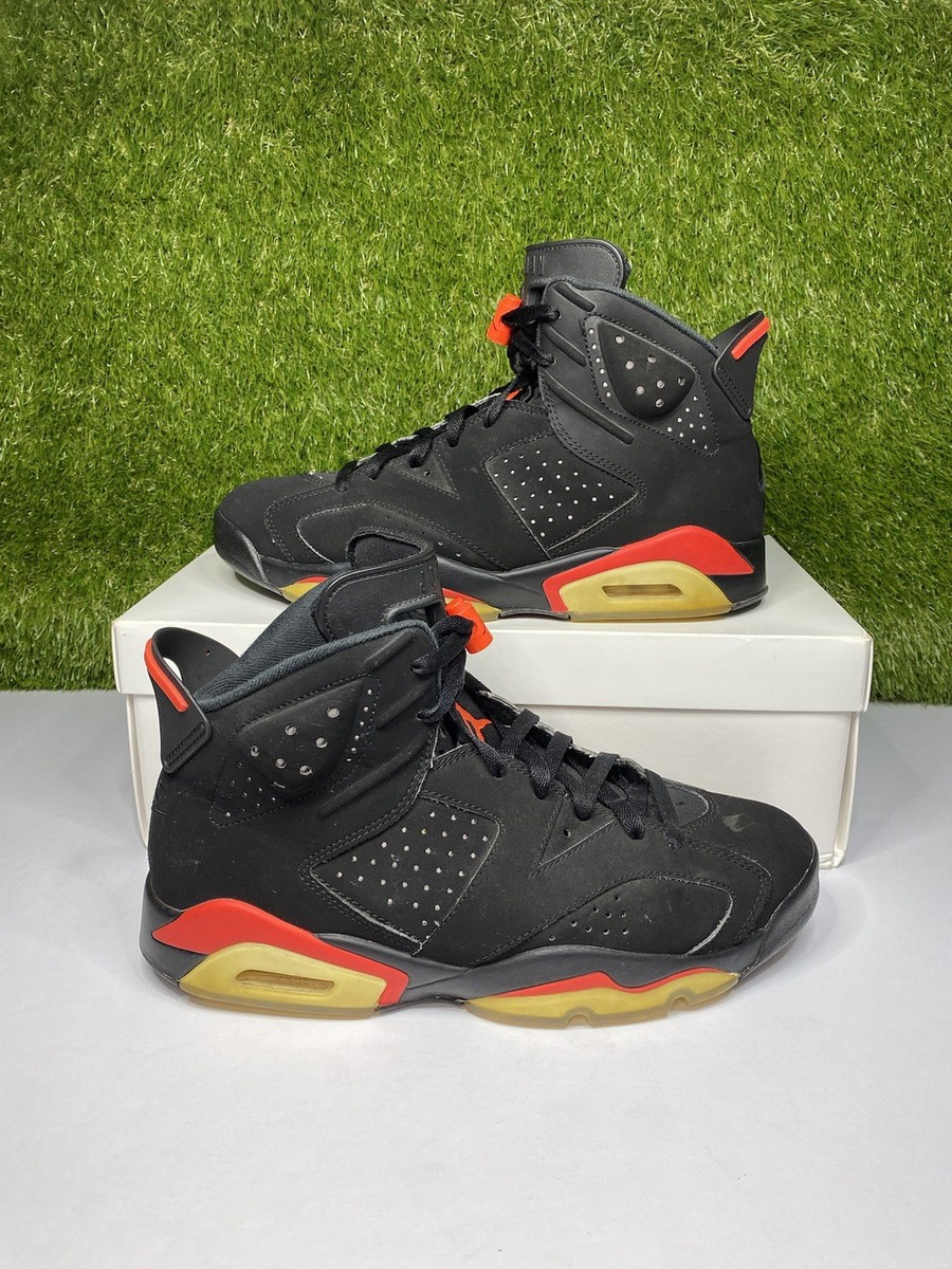 Air Jordan 6 Infrared Retro OG Size 10 Mens Sneakers Black  display picture 3