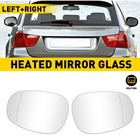 Door Glass Heated Mirror Plane Pair Fit BMW E90 325i E91 LCI 328i 335i 2009-2012