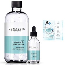 Hyaluronic Acid Serum 8 fl.oz  2 fl.oz Anti Aging Wrinkle Hydrating Moisturizer