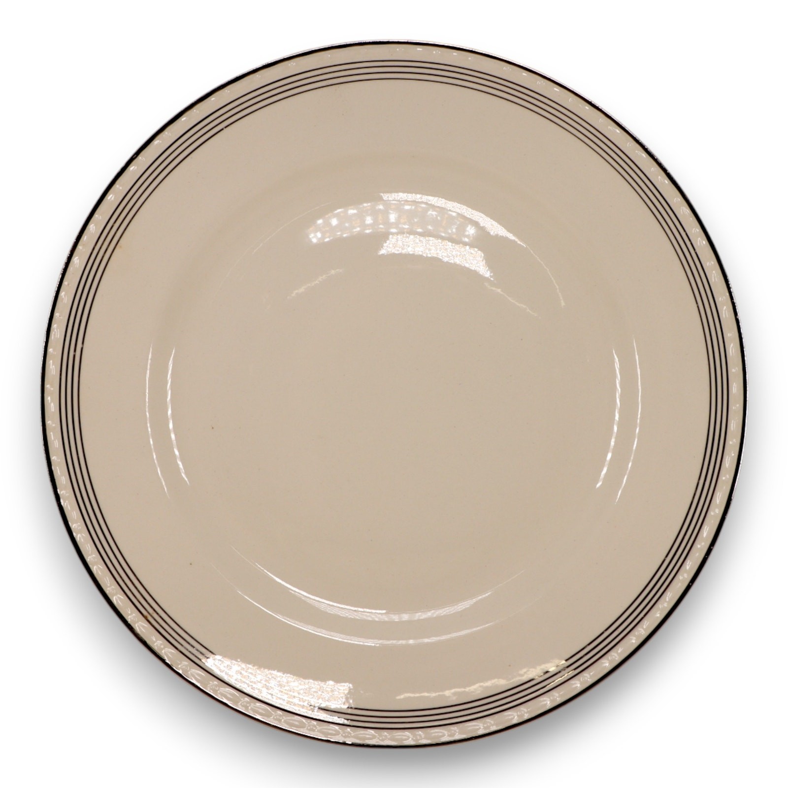 Homer Laughlin Eggshell Georgian D 41 N 5 Dinner Plate 9 3/4" USA Vintage 1941