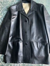Edle ZEGNA Lederjacke - Schwarz - Gr. L / 52 ...