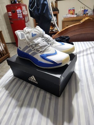 NEW Adidas Pro Boost Low Shoes Mens Basketball Sneaker Fw9498 Size 8 1/2 White