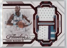 2022-23 Panini Flawless Ruby 4/15 Terry Rozier III #DPH-TER Dual Patch 1ib5
