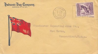 Newfoundland: 1939: St. John's to New Haven Conn