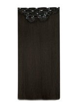 Brand New Lullabellz Synthetic Hair Extensions In Dark Brown