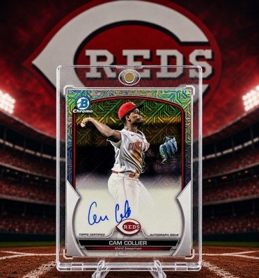 2023 Bowman Mega Box Mojo Refractors Cam Collier Image variation Autograph Auto