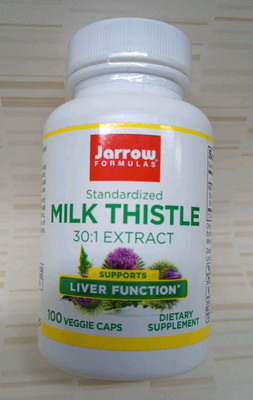 Jarrow Formulas Vegan Milk Thistle 30:1 Extract 150 mg 100 Veg Caps EXP 03/2025