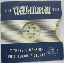 VIEW MASTER PŁYTA 3D - 1900 - BY THE ZUIDER ZEE - HOLLAND