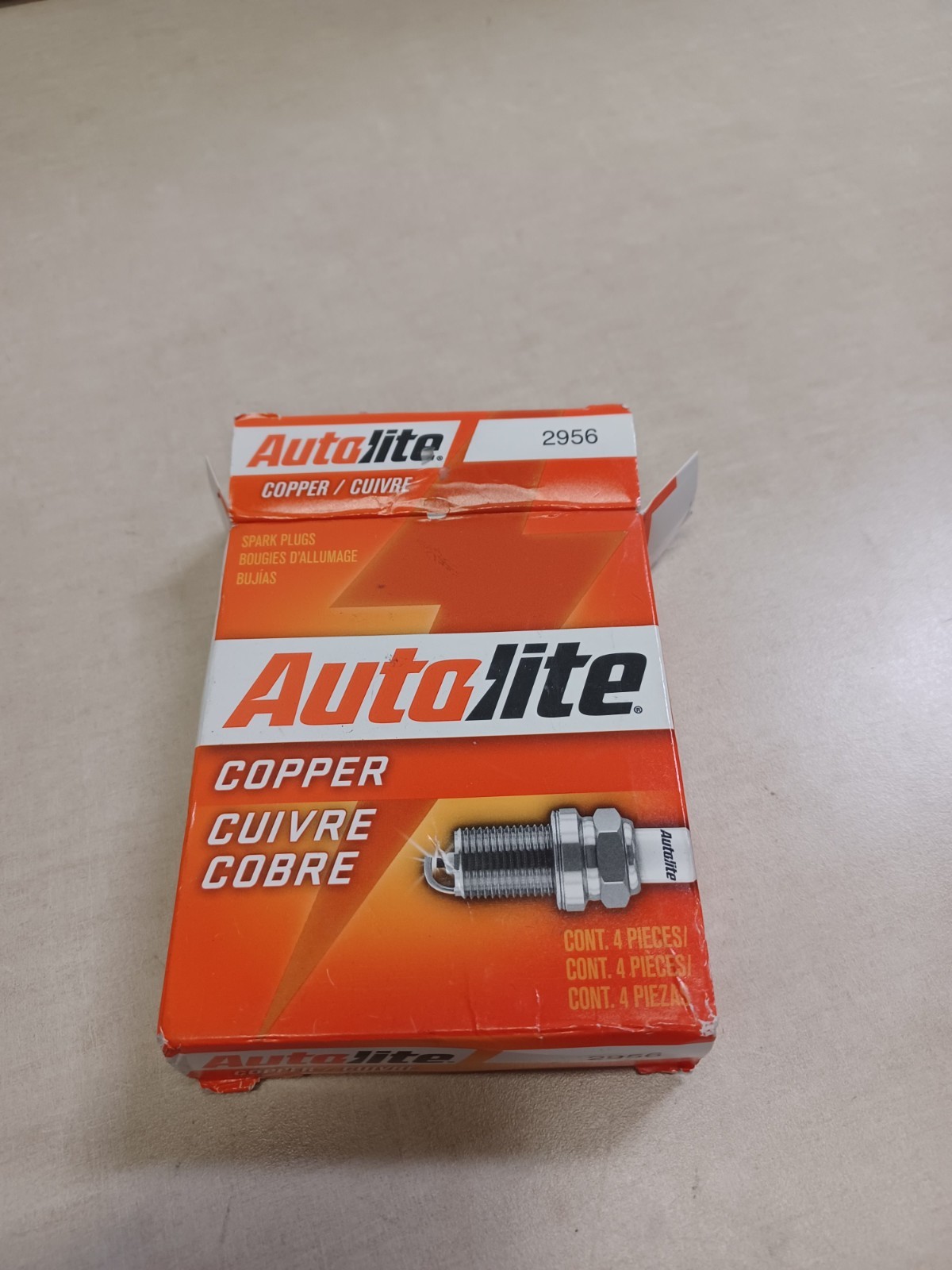 Lot of 4 -  Autolite Spark Plugs, 2956