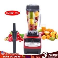 Heavy Duty Professional Blender Commercial Blender Smoothie Maker 2HP High Speed