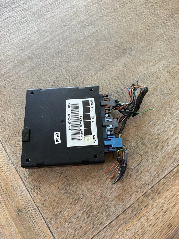 1999 GMC JIMMY шасси мозг коробка P/N 09366430 - Изображение 3 из 4