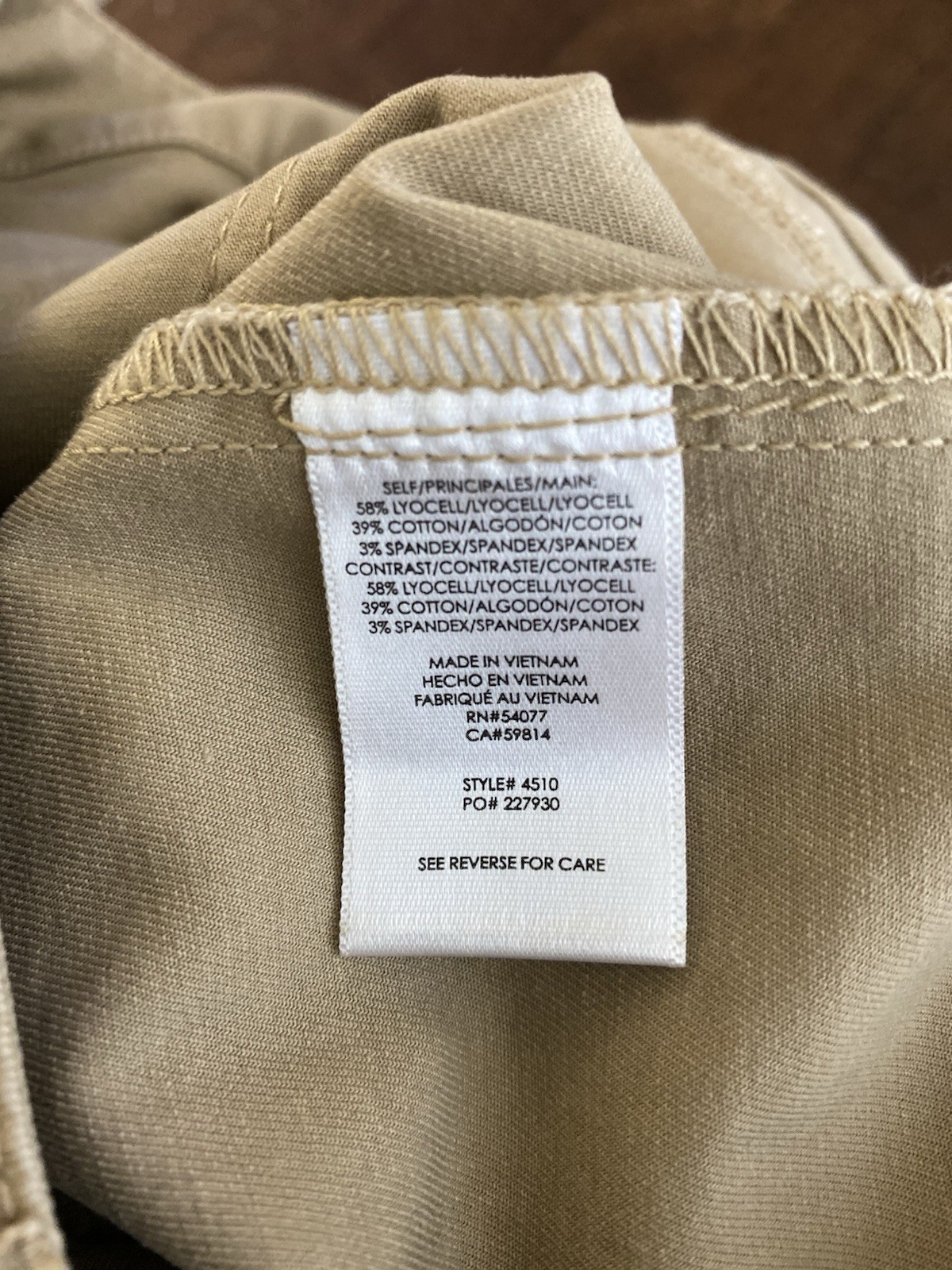 cabi women’s boot cut patchwork style patch pocke… - image 5