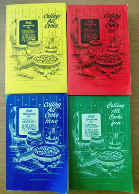 Calling All Cooks - COMPLETE SET Vol 1-4, AL Telephone Pioneers - Free Shipping