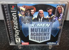 X-MEN MUTANT ACADEMY PlayStation 1 PS1 Game Tested CIB  VG Cond W/ Reg Card
