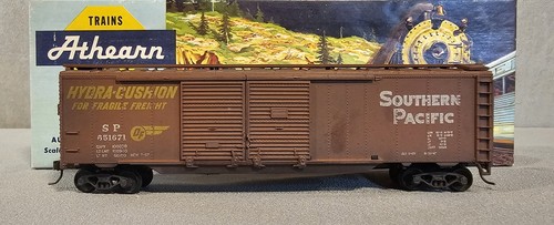 Coche caja puerta doble enchufe Athearn escala HO Southern Pacific 50' SP 651671 Kadee | Zustand: Used