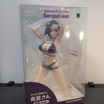 Union Creative Senpai-san Swimsuit Style Figure 220mm Ganbare Douki-chan Used