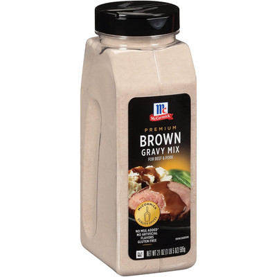 Mccormick Premium Brown Gravy Mix 21oz Rich Savory Flavor Perfect for Roasts