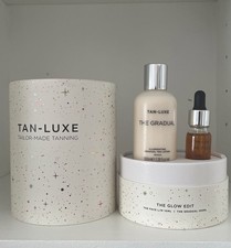 Tan Luxe Tailor Made Tanning The Glow Edit Set Tan Lotion  The Face Drops
