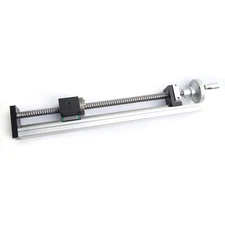 Manual Linear Rail Guide Slide Stage Actuator Ball Screw Motion Table& Handwheel