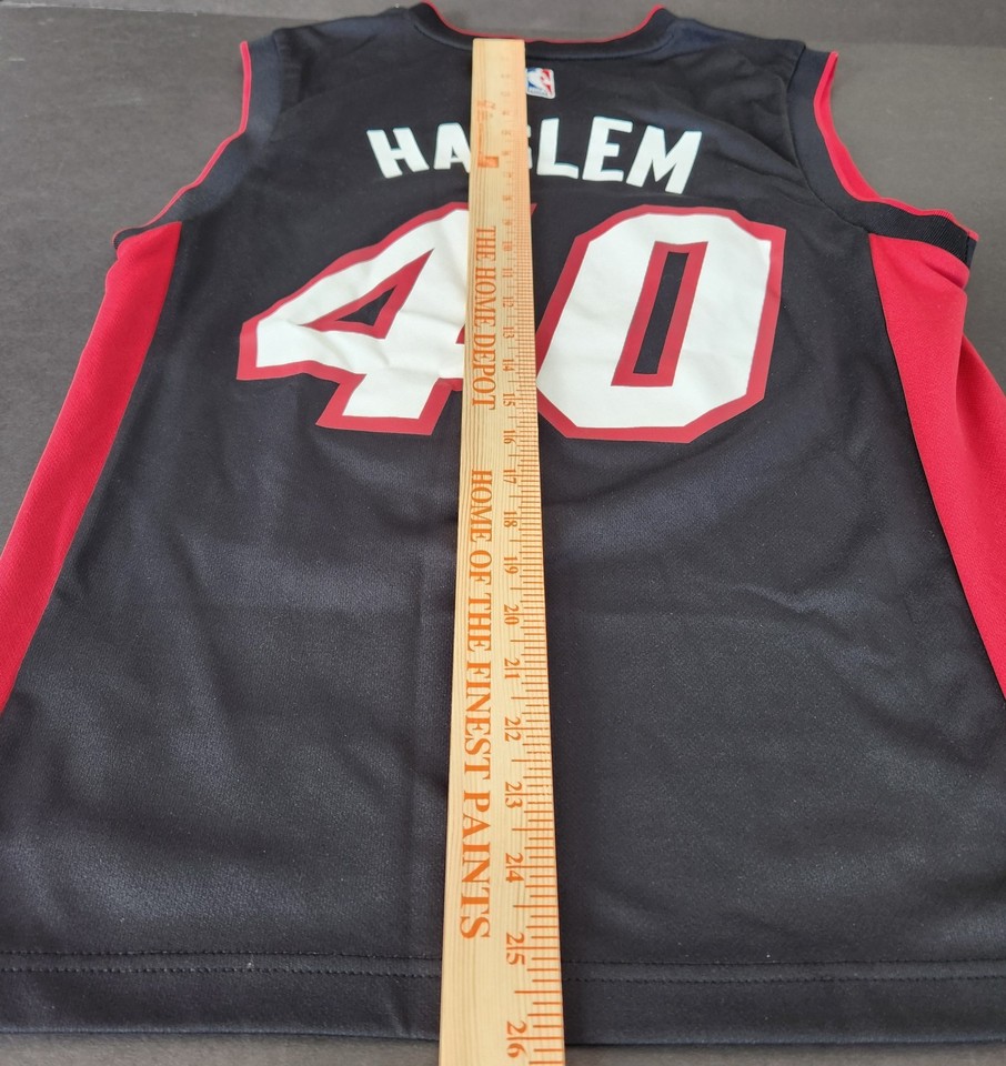 Udonis Haslem Miami Heat Jersey Men Small Black Adidas 40 Nba 