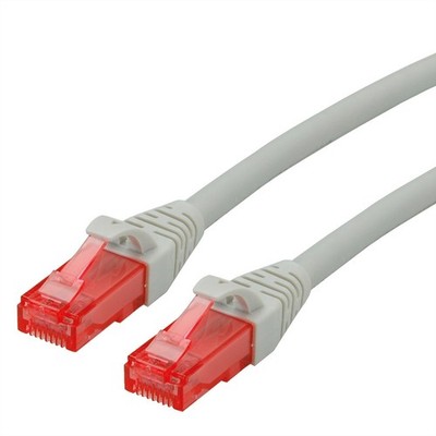 Patchkabel Kat.6 UTP Component Level LSOH RJ-45 grau 0,3 m