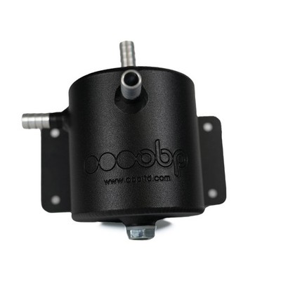 OBP Motorsport Dark Matter (mattschwarz) 0,5 l Oil Catch Tank (13 mm) - Option 4