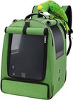 PADFURN Bird Travel Backpack Cage, Portable Pet Bird Parrot Carrier Breathable P