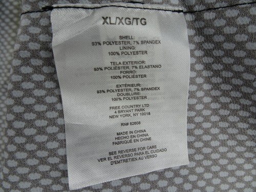 Giacca antipioggia impermeabile donna Free Country con borsa taglia XL - Foto 8 di 10