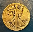 Photo of a 1943-P Walking Liberty Half Dollar from an eBay listing that sold on Jul 21, 2026