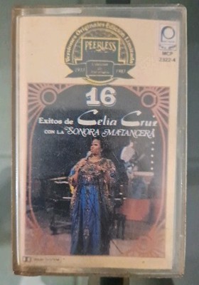 16 Exitos De Celia Cruz Con La Sonora Matancera Cassette 1983 Peerless